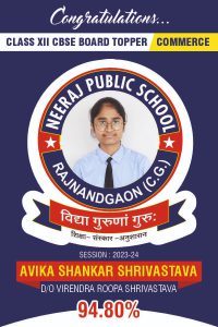 CLASS XII COMMERCE 2023-24
