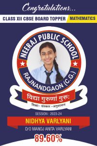 CLASS XII MATHS 2023-24